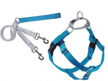Freedom No-Pull Harness and Leash - Turquoise / Medium 1